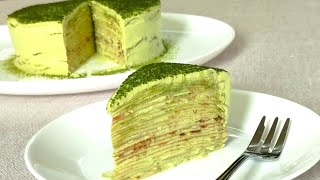 Torta di crepes Matcha #asmrfood  @lericerchediflo #subscribe #perte #foryou #fyp #clatite