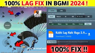 100% Lag Fix in Bgmi 😍🔥 | How to Fix Lag in Bgmi 2.9 Update | How to Fix Lag in Bgmi 2024