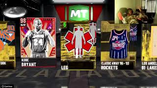 NBA 2K21 Myteam: Gladiator Pack Opening part 3⚔️🛡 At least I pulled Kobe 😇