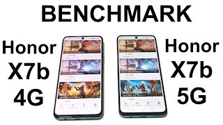 Honor X7b 5G vs Honor X7b 4G - BENCHMARK COMPARISON