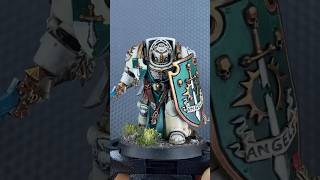 Dark Angels Deathwing Knight painting process! #warhammer #warhammer40k #40k #miniaturepainting #art