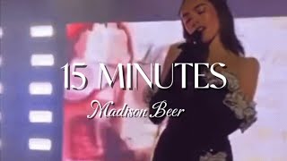 15 MINUTES — MADISON BEER [lyrics english + spanish] | letra subtitulada inglés y español