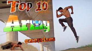 Best 🇮🇳Army Exercises । Top 10 Army Training exercises । Army Training🔥। Shivaz fitzone