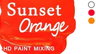 HD Paint Mixing - Sunset Orange  (Oil)