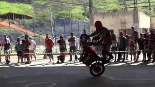 Apresentação em encontro de trilheiros em conceição do castelo ''celso wheeling'' !