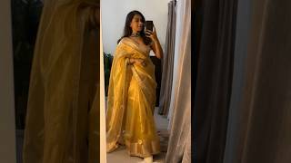 Saree ela undhi ? #shorts #teluguvlogs #grwmoutfit