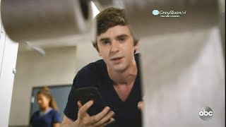 The Good Doctor 2x06 Shaun Checks Toilet Paper in  Hospital  - Shaun & Lea Facetime on House Rules