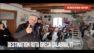 Ride to Rota Greca Calabria Italy