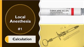 How To Calculate Local Anesthetics Made Easy #1 - INBDE