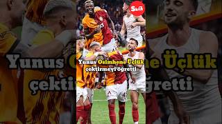 Yunus Akgün'den Osimhen'e üçlük dersi. #galatasaray #yunusakgün #osimhen