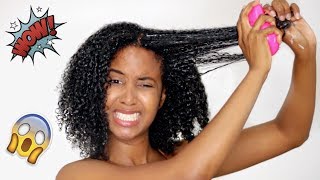 WHAT THE TANGLE TEEZER DID TO MY TYPE 4 NATURAL HAIR !!! *SHOOK WITH THE HAIR LOSS