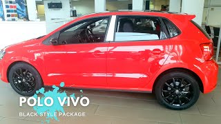 Red VW Polo Vivo 1.4L Comfortline Black Style Package