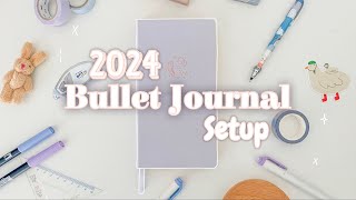 2024 Bullet Journal Setup | Notebook Therapy Traveler's Size 🫧 soft feather theme