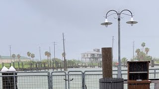 Rain view from Kemah Boardwalk