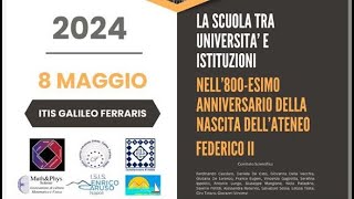 La Scuola tra Università e Istituzioni nell’800-esimo anniversario della Federico II