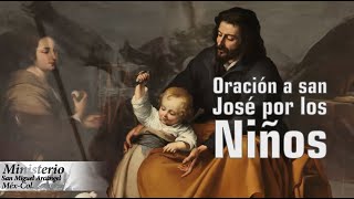 Oración a san José por los niños