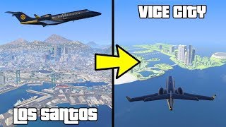 YOU CAN FLY TO VICE CITY IN GTA 5!!