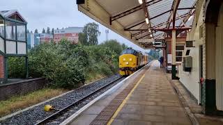 Unusual sight! 97302 & 67027 passing through Wrexham General station. 23/9/2024  👀👀👀🚂🚂🚂👀👀👀