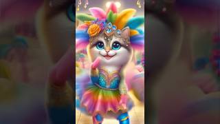 Beautiful Cat Dance 😻- Don’t Push Me #cat #cats #catlover #catvideos  #dance #catdance #animation