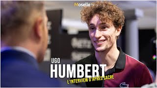 La réaction d'Ugo Humbert, vainqueur du Moselle Open 2023