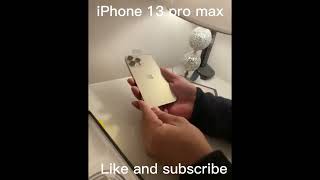 iPhone 13 pro max unboxing (gold colour)