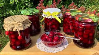 Вишня у власному соку🍒Залишається ціленька🍒Просто🍒 Смачно🍒Cherry jam