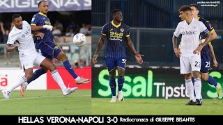 VERONA-NAPOLI 3-0 - Radiocronaca di Giuseppe Bisantis (18/8/2024) Rai Radio 1