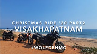 Christmas Ride '20 | Visakhapatnam | Bheemili | Rushikonda | Kailasagiri | Motovlog & Tour | Part2