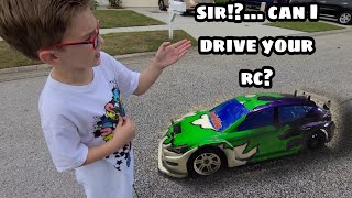 Kid Wants To Drive My No Prep Rc Car...