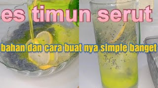 Resep es timun serut ala Dapur SiTeteh