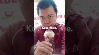 Andy Balala Minum Kopi Mixue. #shortsvideo