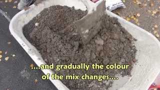 Mixing Granolithic Mortar