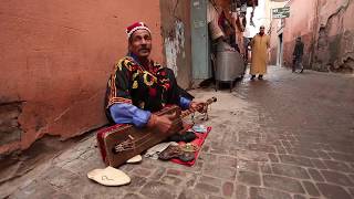 Gnawa (Gnaoua) on Marrakech Streets