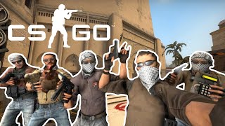 Playing CSGO with a few randoms (Funny Moments, trashy man plays this game)