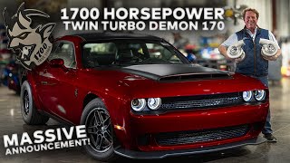 1700 HP TWIN-TURBO DODGE DEMON 170 ANNOUNCEMENT