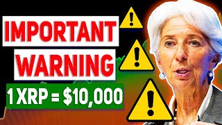 THEY EYES ON YOUR XRP!!! (CHRISTINE LAGARDE PREDICTS A $10,000 VALUATION!) RIPPLE XRP NEWS TODAY!!!