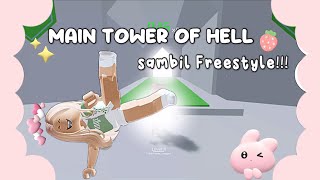 PERTAMA KALI MAIN TOWER OF HELL LANGSUNG PRO! berchandaa🥰🙏🏻 || #robloxindonesia