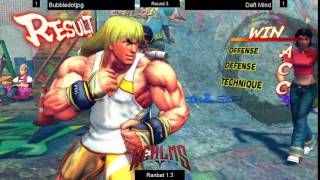 Realms Games USF4 Ranbat 1.3 Round 3 Bubbledotjpg vs Daft Mind