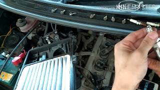 Ganti busi Toyota All New Avanza (spark plugs change on Toyota Avanza)