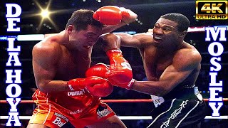 Oscar De La Hoya (USA) vs Shane Mosley (USA) | Classic Epic Battle Boxing Fight Highlights | 4K HD