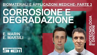 Biomateriali e applicazioni mediche - parte 3  – corrosione e degradazione