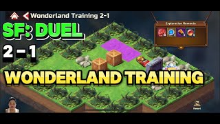 WONDERLAND TRAINING 2-1 UNDYING THUNDER MARTIAL TRAINING SECURITY TRAINING SF: DUEL STREET FIGHTER