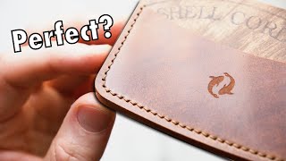 Making an ORKO Wallet with Shell Cordovan.