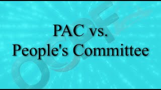 OCPF LEGAL: PAC vs. People's Committee