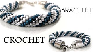 Beading Ideas - Crochet Bracelet