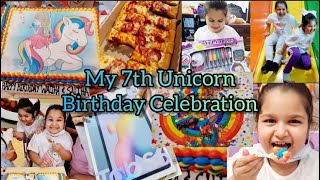 My 7th Birthday Celebrations MashaAllah - Unicorn Theme at Adventure Land Sahara Centre - Sharjah