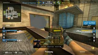 CS:GO NIP vs SK FALLEN INSANE 4K CLUTCH!! FALLEN INSANE 4 KILLS TO WIN ROUND 1v2!!