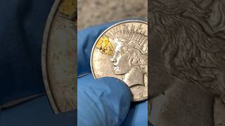 Coin Conservation — Adhesive/PVC! #numismatics #shorts #shortvideo #silver #coins #conservation