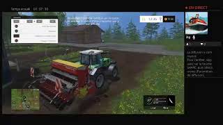 REDIFUSION DU LIVE  SPECIAL Noël  FARMING SIMULATOR 15 PS4 PRO