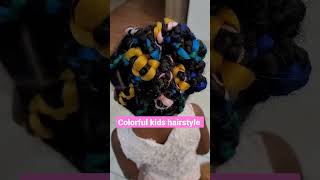 kids hairstyle || colorful hair ||  Please subscribe to @heartbyisioma for more